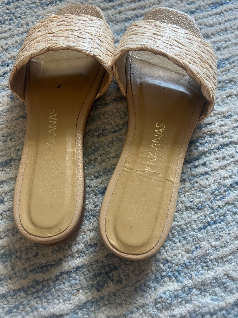 Kaanas Raffia Sandals 8 - Picture 5 of 7